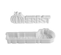 Moule en silicone automne citrouille hérisson pour bougies, savon, plâtre et résine Facile à enlever Revêtement antiadhésif Moule en plâtre Idéal pour la décoration d'automne, les projets d'artisanat