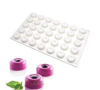Moule en Silicone avec cœurs, moule silicone dessert, 35 Trous en Forme de boutons