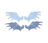 Moule en silicone avec pendentif en forme d'aile de diable d'ange - Fait à la main - Cadeau d'anniversaire, de Saint-Valentin - Pour bijoux - Ailes d'ange - Moules pour résine époxy