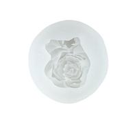 Moule en silicone avec pendentif en forme de fleur et plâtre