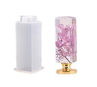 Moule en silicone avec poignée de cachet de cire en résine et cristal époxy pour décoration d'intérieur