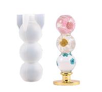 Moule en silicone avec poignée de cachet de cire en résine et cristal époxy pour décoration d'intérieur