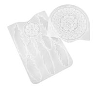 Moule en Silicone Blanc pour Attrape-rêves Diy, Facile à Démouler | Créatif, Facile à Nettoyer, pour Loisirs DIY et Déco Murale, Blanc, Usage Manuel
