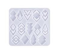 Moule En Silicone Boucles D'oreilles Géométriques Moules Artisanat Beaux Bijoux À Bricoler Soi-même Boucle D'oreille Souple Pendentif Pour Bricolage Silicone Earring Mold