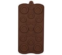 Moule en Silicone Bouton, Moule à Gâteau au Chocolat de Forme Mignonne Fait Maison, Accessoires de Cuisson au Chocolat, Outil de Cuisson pour la Fête