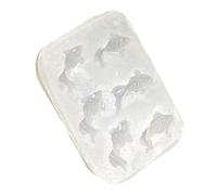 Moule en silicone carpe de poisson miniature pour bijoux artisanat porte-clés accessoires porte-clés en résine légère pendentif porte-clés en silicone fête