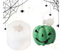 Moule en Silicone Citrouille - Moules En Silicone Et Résine Pour Halloween,Outils Artisanat Cire Savon Plâtre Décor Automne Fête Action de Grâce Centre Table Ferme