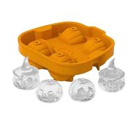 Moule en silicone citrouilles d'Halloween pour glaçons et pâtisserie - 4 figurines - Halloween, carnaval et fête à thème