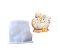 Moule en silicone convivial pour bougies et desserts faits à la main, facile à démouler, design flexible, motif inspiré de la marine, thème maritime, moule à bougie de bricolage