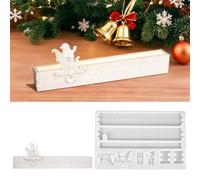 Moule en silicone - Couronne de l'Avent - Lutin - Calendrier de l'Avent - Moule de Noël pour bougies et décoration - Moules en silicone - Calendrier de lutin - Moule à béton - Compte à rebours