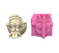 Moule en silicone - Couronne mignonne - Pot de fleurs - Porte-stylo - Vase en béton - Décoration d'intérieur - Pot de fleurs pour fille