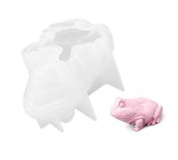 Moule en silicone crapaud 3D réutilisable, texture en silicone sûre de qualité alimentaire, adapté friandises des besoins d'artisanat et de pâtisserie, moule de vacances