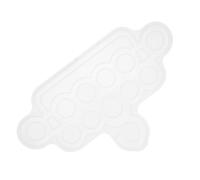 Moule en Silicone Créatif pour Cintre Diy, 11 Anneaux, Blanc