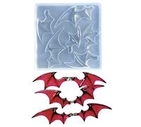 Moule en silicone creux en forme d'ailes - Remplissage en résine époxy pour moules à shaker en résine