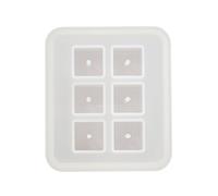 Moule En Silicone Cube, 6 Formes: 16x16mm, 1 Pce