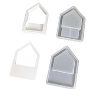 Moule en Silicone de conceptions de maison créative, parfait pour l ' artisanat fait à la main et les articles décoratifs, fabrication de bijoux, moule en Silicone