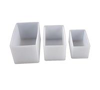 Moule en silicone de décoration en forme de cuboïde adapté pour la fabrication de bijoux en résine époxy, moules de décoration d'intérieur en résine de silicone