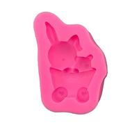 Moule en silicone de dessin animé lapin pour travaux manuels | Outil pour démouler doucement les desserts pour biscuits, gelée, glaçons, chocolat et FO
