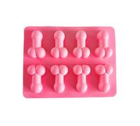 Moule en Silicone de Forme Adulte Drôle, Moule Bonbon pour Gâteaux et Pâtisseries Fantaisie, Bacs à Glaçons Reutilisable, Cadeau Rigolo Forme de Nouveauté pour Whisky, Fête, Anniversaire, Noël