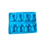 Moule en Silicone de Forme drôle Bac à glaçons Moules à Chocolat pour gâteaux et pâtisseries Fantaisie Moules de Cuisson d'outils Rose d'artisanat en Sucre Rose pour Anniversaire de fête (Bleu#3)