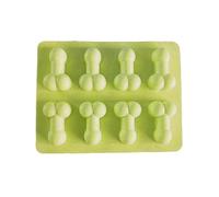 Moule en Silicone de Forme drôle Bac à glaçons Moules à Chocolat pour gâteaux et pâtisseries Fantaisie Moules de Cuisson d'outils Rose d'artisanat en Sucre Rose pour Anniversaire de fête (Vert#2)