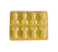 Moule en Silicone de Forme drôle Bac à glaçons Moules à Chocolat pour gâteaux et pâtisseries Fantaisie Moules de Cuisson d'outils Rose d'artisanat en Sucre Rose pour Anniversaire de fête (Yellow)