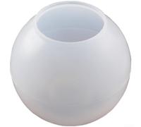 Moule en silicone de forme ronde pour moulage de résine époxy, convient pour le bricolage pour les projets d'artisanat en cristal et de décoration (petit)