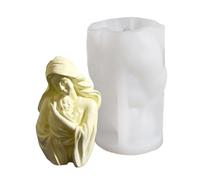 Moule en silicone de la Sainte Mère avec des enfants Détails délicats pour créer des statues de bougies et des objets décoratifs