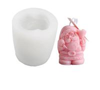 Moule en silicone de Noël - 3D - Moule en silicone pour bougies, savon et décoration DIY - Moule en silicone - Moule de Noël (Père Noël)