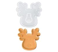 Moule en silicone de Noël avec bord - Moule en silicone - Moule de Noël - Moule en résine époxy 3D - Moule en silicone - Moule en silicone - Moules en plâtre de Noël à couler (C)