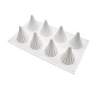 Moule en silicone de Noël - four de Noël à 8 cavités - Moule 3D Profitez de votre expérience de bricolage Démoulage facile pour gelée, glaçons, bonbons