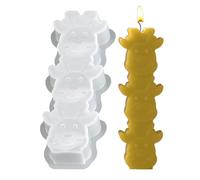 Moule en Silicone de Noël Moule en silicone 3 cavités sapin Père Noël élan | Moule Souple DIY pour Argile pour Plâtre Argile Béton Arts et Artisanat Savon Elk de Noël