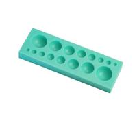 Moule en silicone de perles, moules de chocolat rond, 2x moule de semi-fères, décoration de gâteau à bulles, gadgets de cuisine, outils de sculpture de dessert pour femmes hommes desserts faits à ma