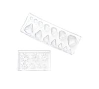 Moule en Silicone de précision pour créer des breloques miniatures en résine de fraise, outil de fabrication de bijoux et d ' artisanat, moule Miniature