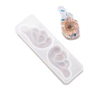 Moule en silicone de qualité alimentaire en forme d'aile pour artisanat en cristal époxy et accessoires décoratifs Moule flexible en résine