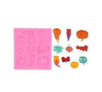 Moule en silicone de qualité alimentaire en forme de chapeau de sorcière citrouille d'Halloween pour la fabrication de bijoux et texture de qualité alimentaire