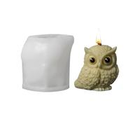 Moule en silicone de qualité alimentaire en forme de hibou pour projets faits à la main, décoration de bureau, bijoux, outil de décoration d'Halloween