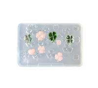 Moule en silicone de qualité alimentaire en forme de trèfles à quatre feuilles pour desserts et décorations de fête, outil de bijoux, boucles d'oreilles, pendentif, moule à dessert créatif