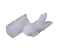 Moule en silicone de qualité alimentaire en forme d'ours en forme d'ours à glace - Outil de bricolage multi-usage pour pots de fleurs de maison, projets de décoration d'intérieur - Design réutilisable