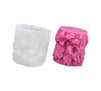 Moule en silicone de qualité alimentaire, parfait pour les décorations, les travaux manuels et les fêtes de fin d'année, moule à fleurs en relief
