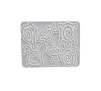 Moule en silicone de qualité alimentaire pour marque-pages en forme d'animal pour cadeaux faits à la main, facile à démouler pour projet d'artisanat amusant