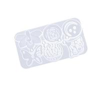 Moule en silicone de qualité alimentaire pour pendentif en forme d'étoile et lune, accessoires robustes pour boucles d'oreilles et colliers, bijoux en forme d'étoile et de lune