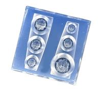 Moule en silicone de qualité professionnelle pour ongles détachables, décoration de téléphone et outil de gaufrage en résine, accessoire créatif pour ongles, tampon en silicone