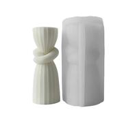 Moule en silicone de savon fait à la main flexible colonne 3D Pratique Bijoux Fournitures pour la fabrication de bijoux