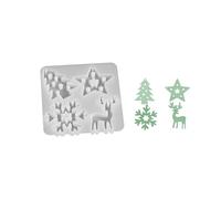 Moule en Silicone de vacances pour décorations, création de designs réutilisables pour les activités familiales, moule artisanal de vacances