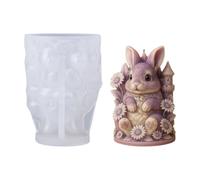 Moule en silicone décoratif en forme d'animal pour cire, savon | Formulaire fractionné pour les projets