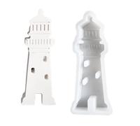 Moule en silicone décoratif pour bricolage, résines, moulage, projets de fabrication de bougies, décoration de maison et cadeaux créatifs, moule en silicone en forme de phare