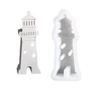 Moule en silicone décoratif pour bricolage, résines, moulage, projets de fabrication de bougies, décoration de maison et cadeaux créatifs, moule en silicone en forme de phare