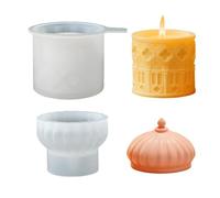 Moule en silicone décoratif pour maison - Artisanat - Organisateur de bijoux stable - Décoration de la maison - Boîte cadeau - Outil de fabrication décoratif - Moule en silicone islamique