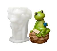 Moule en Silicone,Décoration de Jardin en Silicone de Café,Moule Figure Animaux pour la Fabrication de Bougies - Pour Plâtre Argile Epoxy Béton Et Fabrication De Bougies Pour L'extérieur De La Maison